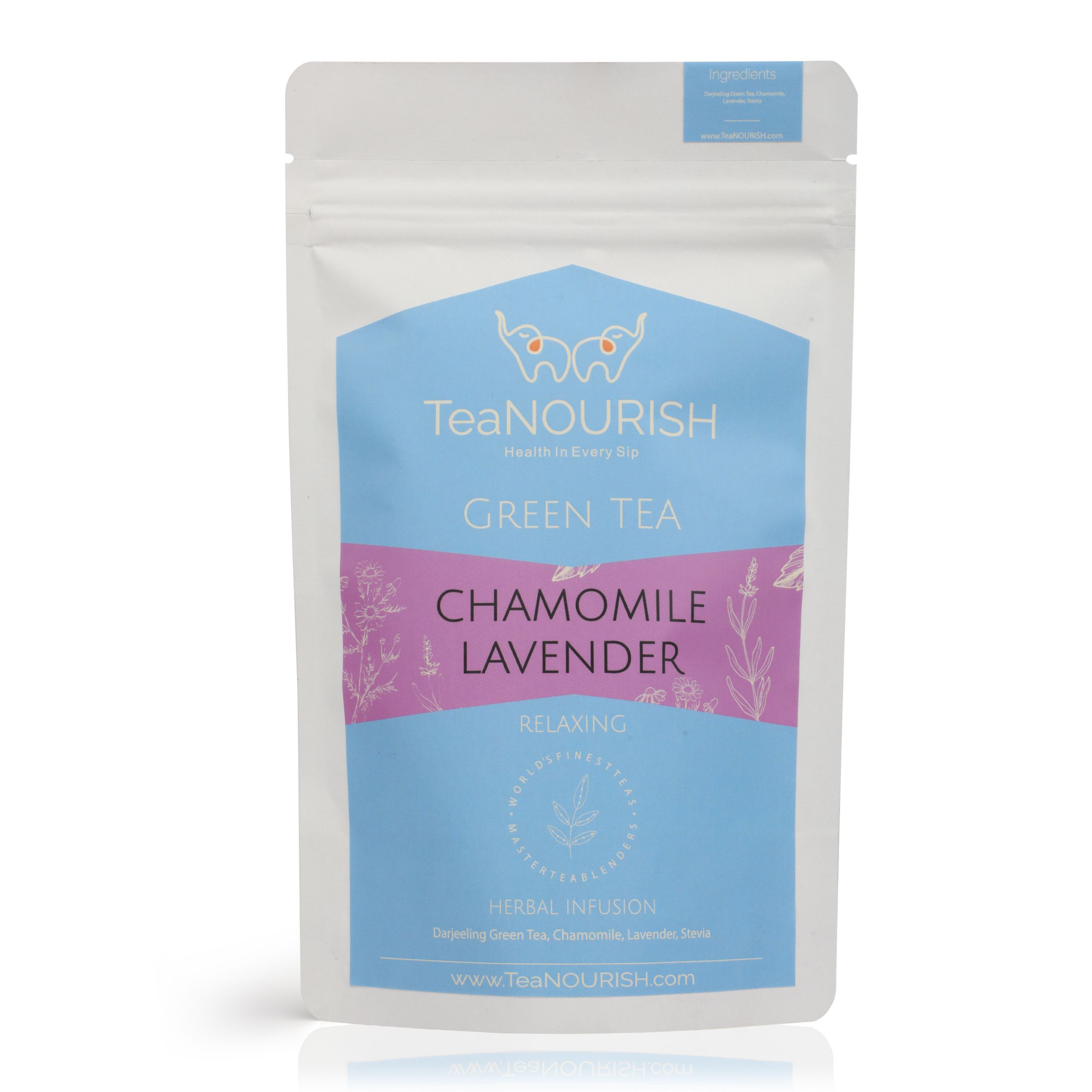 Teanourish Chamomile Lavender Green Tea